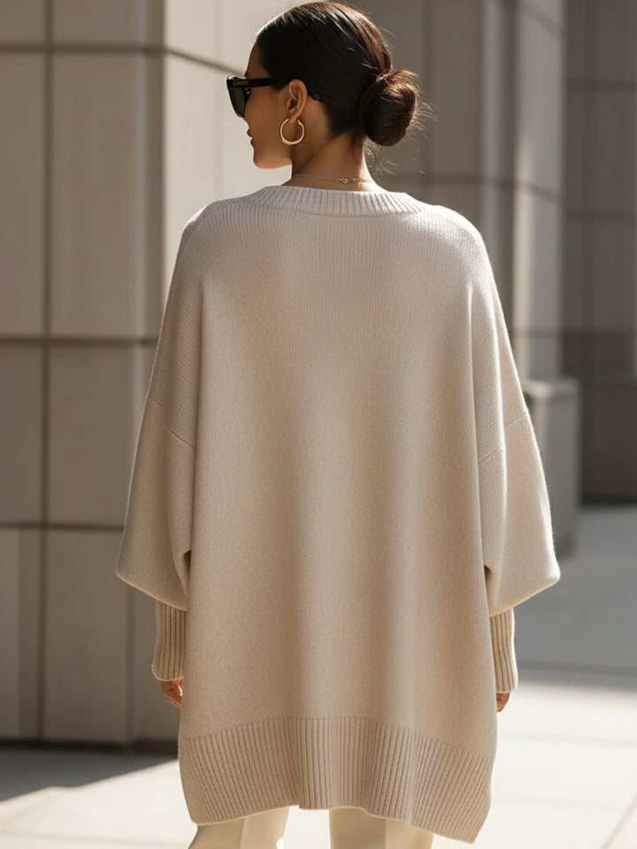 ELODIE™ | Wool-Blend Oversized Jumper