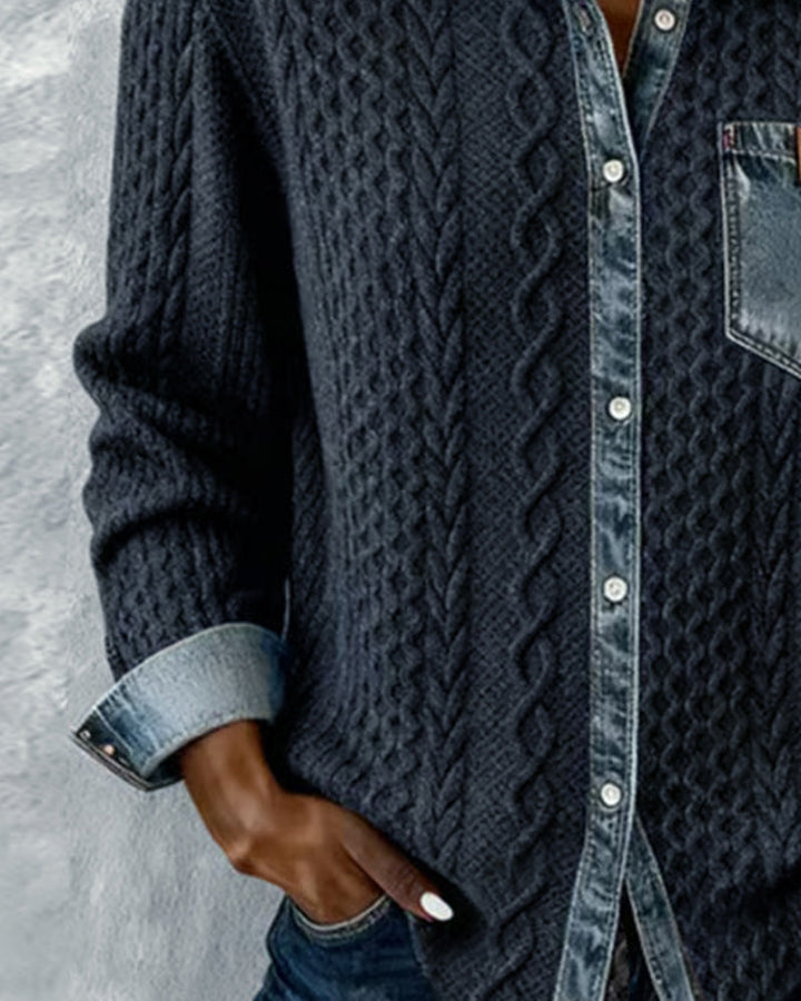 LUNA™ | Cotton Blend Knit Shirt