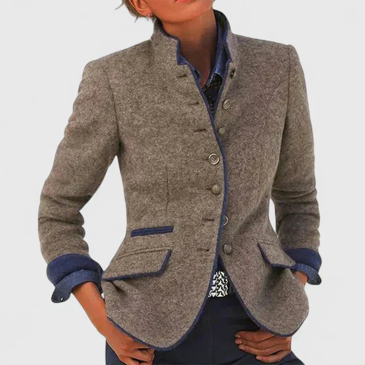 Vivienne – Women's Classic Wool Blend Blazer Limited Edition