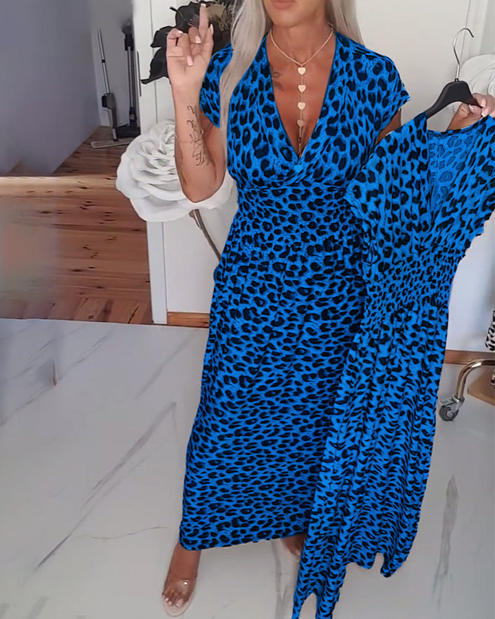 ELIZA™ | Leopard Midi Dress