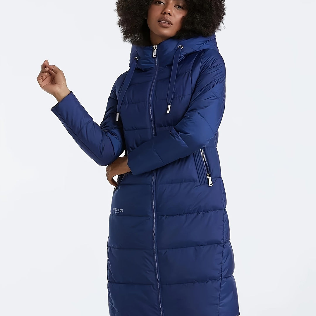 Valencia Luxe™ | Elegant Long Puffer Coat