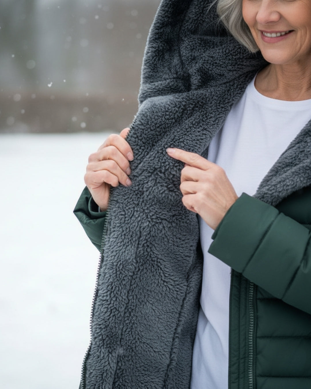 Elizabeth | Fleece Lined Puffer Jacket