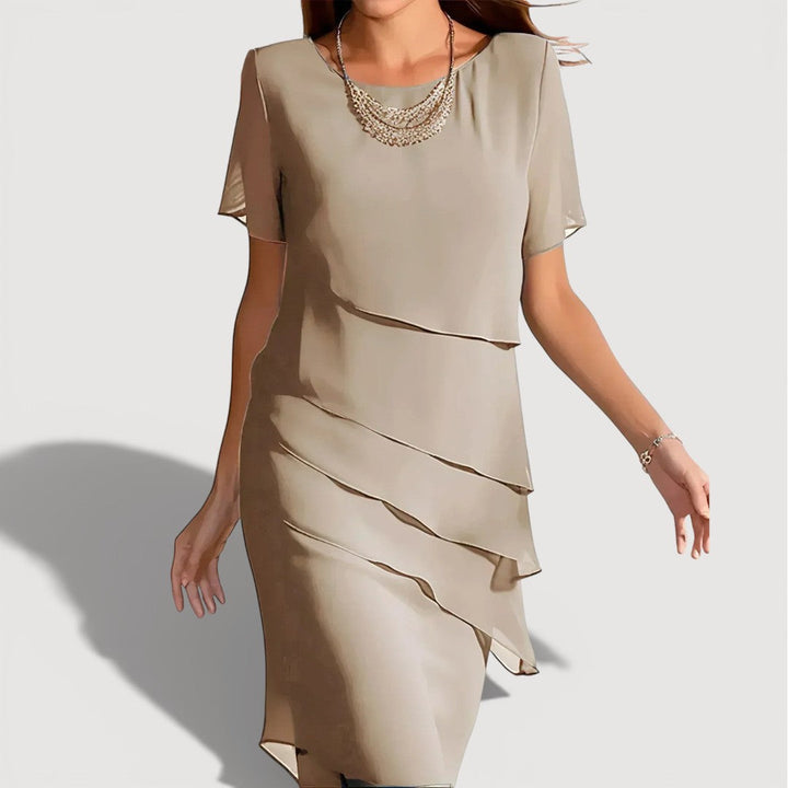 KENDRA | LAYERED MIDI DRESS
