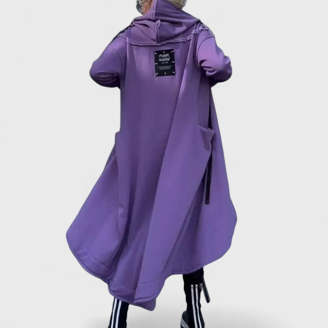 Maren Luxe™ | Long Zip Hooded Coat