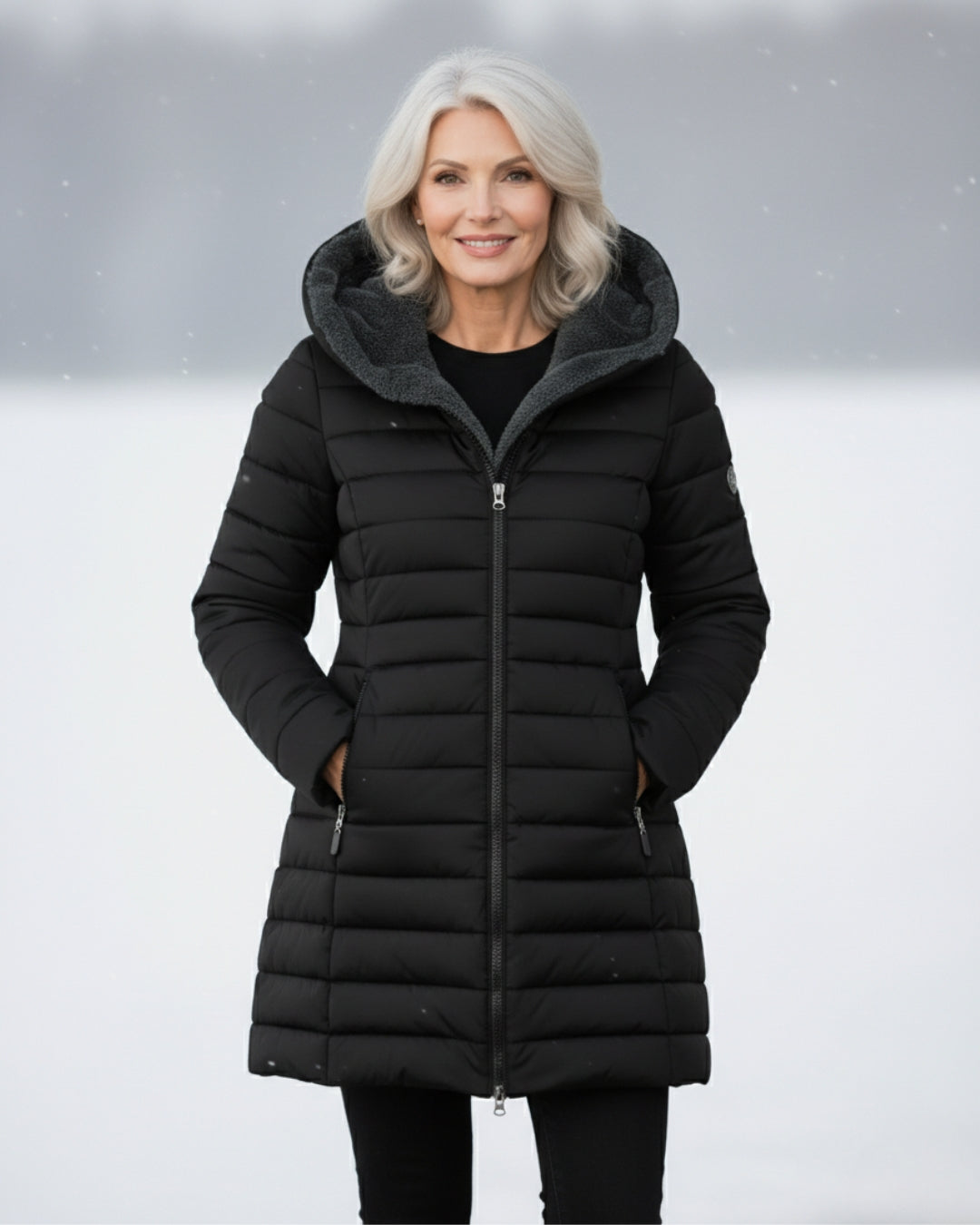 Elizabeth | Fleece Lined Puffer Jacket