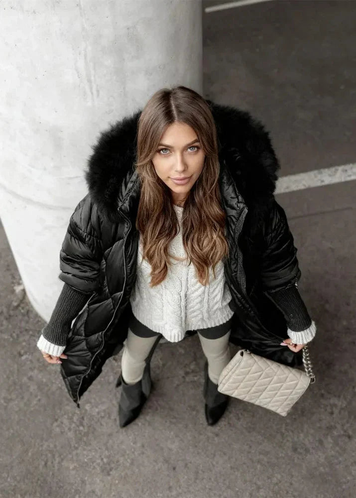 EVELYN™ | Premium Hooded Cardigan Coat