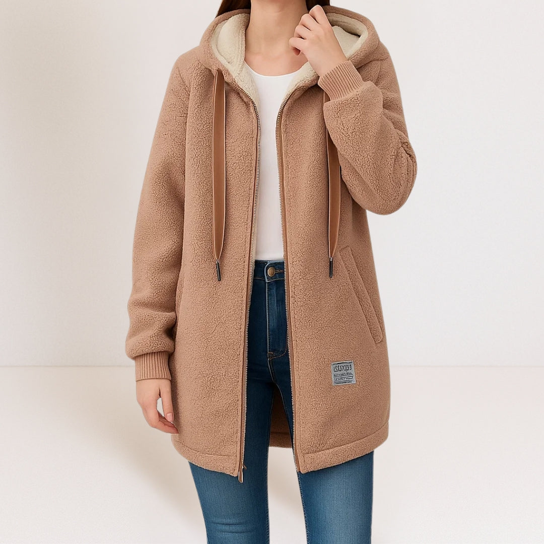 Noelle | Cosy Hooded Zip Jacket