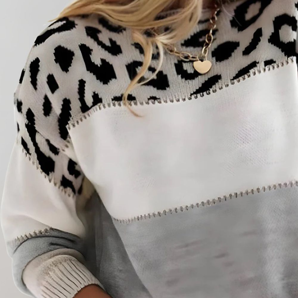 Lydia | Stylish Leopard Sweater