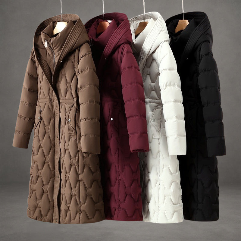 Olivia™ | Premium Longline Winter Coat with Hood