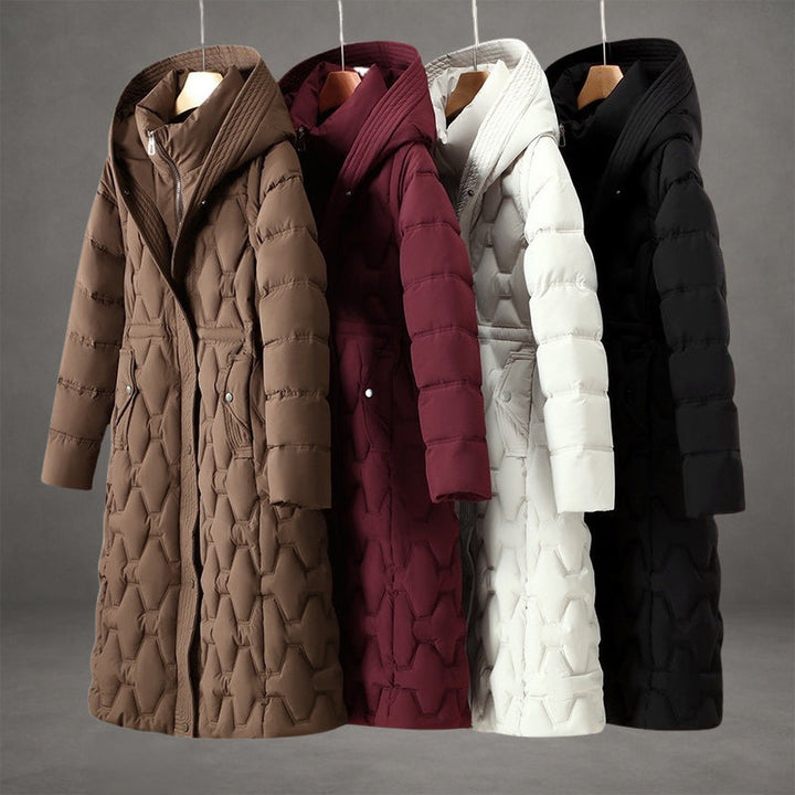 Olivia™ | Premium Longline Winter Coat with Hood