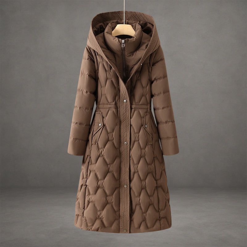 Olivia™ | Premium Longline Winter Coat with Hood