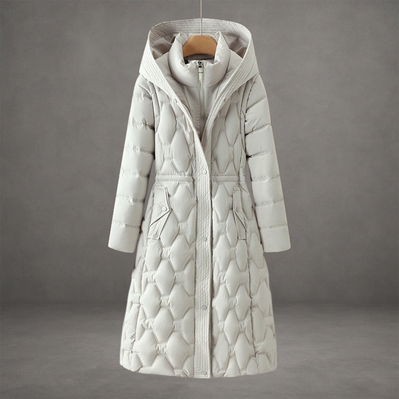 Olivia™ | Premium Longline Winter Coat with Hood