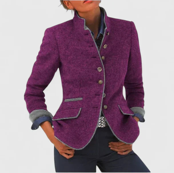 Vivienne – Women's Classic Wool Blend Blazer Limited Edition