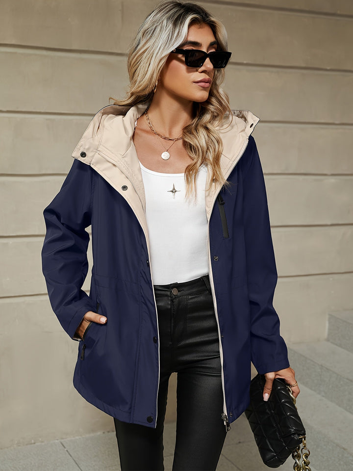 Avery Luxe™ | Reversible Hooded Jacket