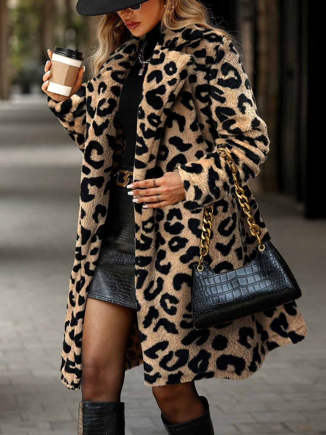 Savara Luxe™ | Leopard Statement Coat