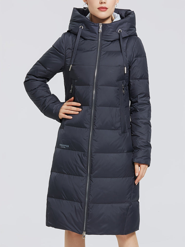 Valencia Luxe™ | Elegant Long Puffer Coat