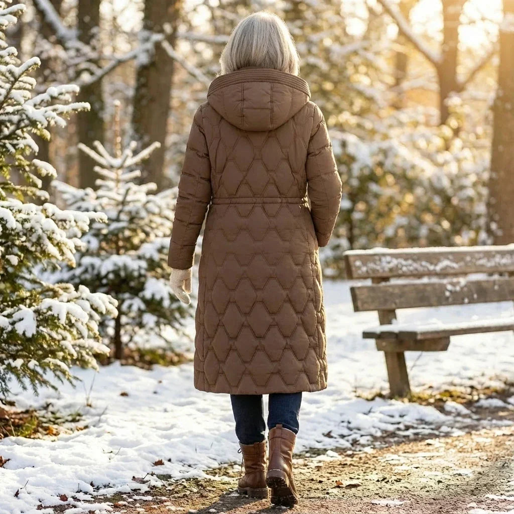 Olivia™ | Premium Longline Winter Coat with Hood