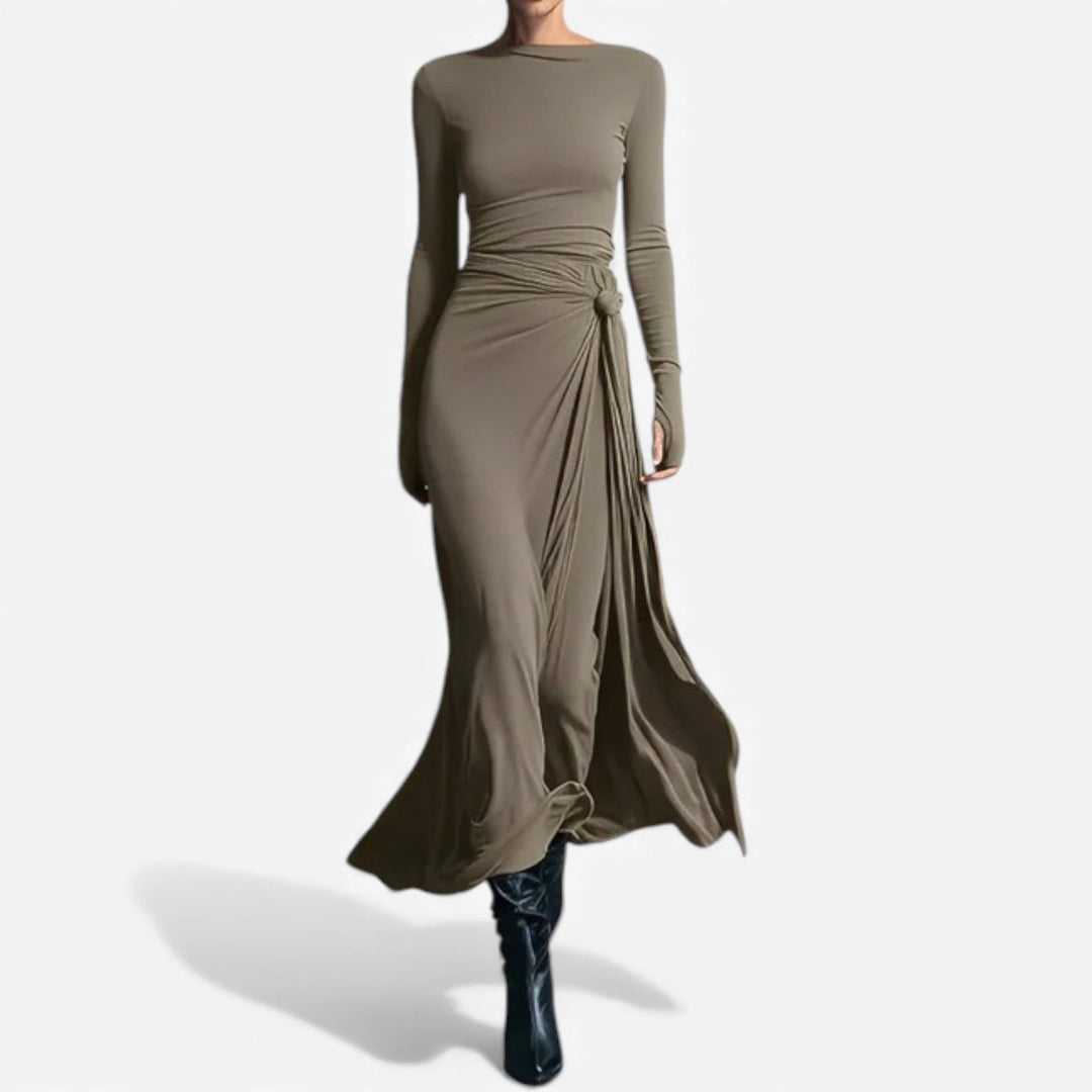 Gloria™ | Elegant Draped Dress