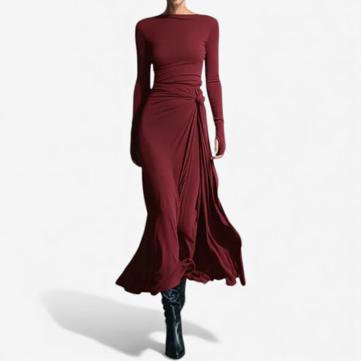 Gloria™ | Elegant Draped Dress