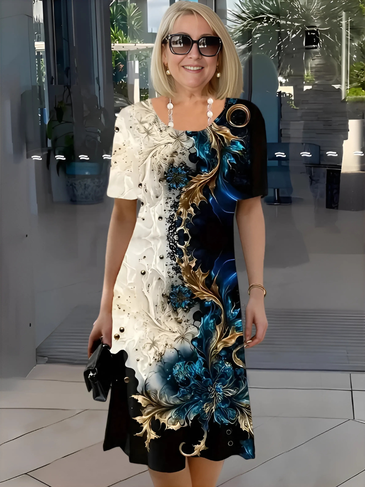 Rosalia | Relaxed Floral Midi Dress